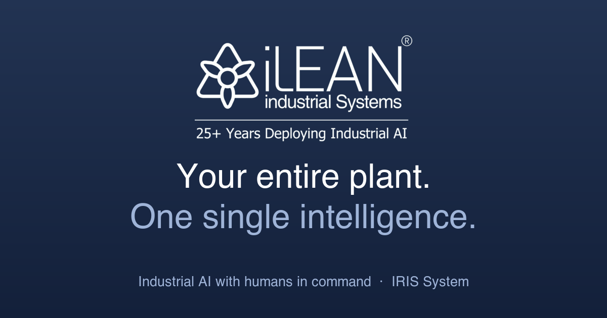 iLEAN — Industrial AI with humans in command | IRIS System