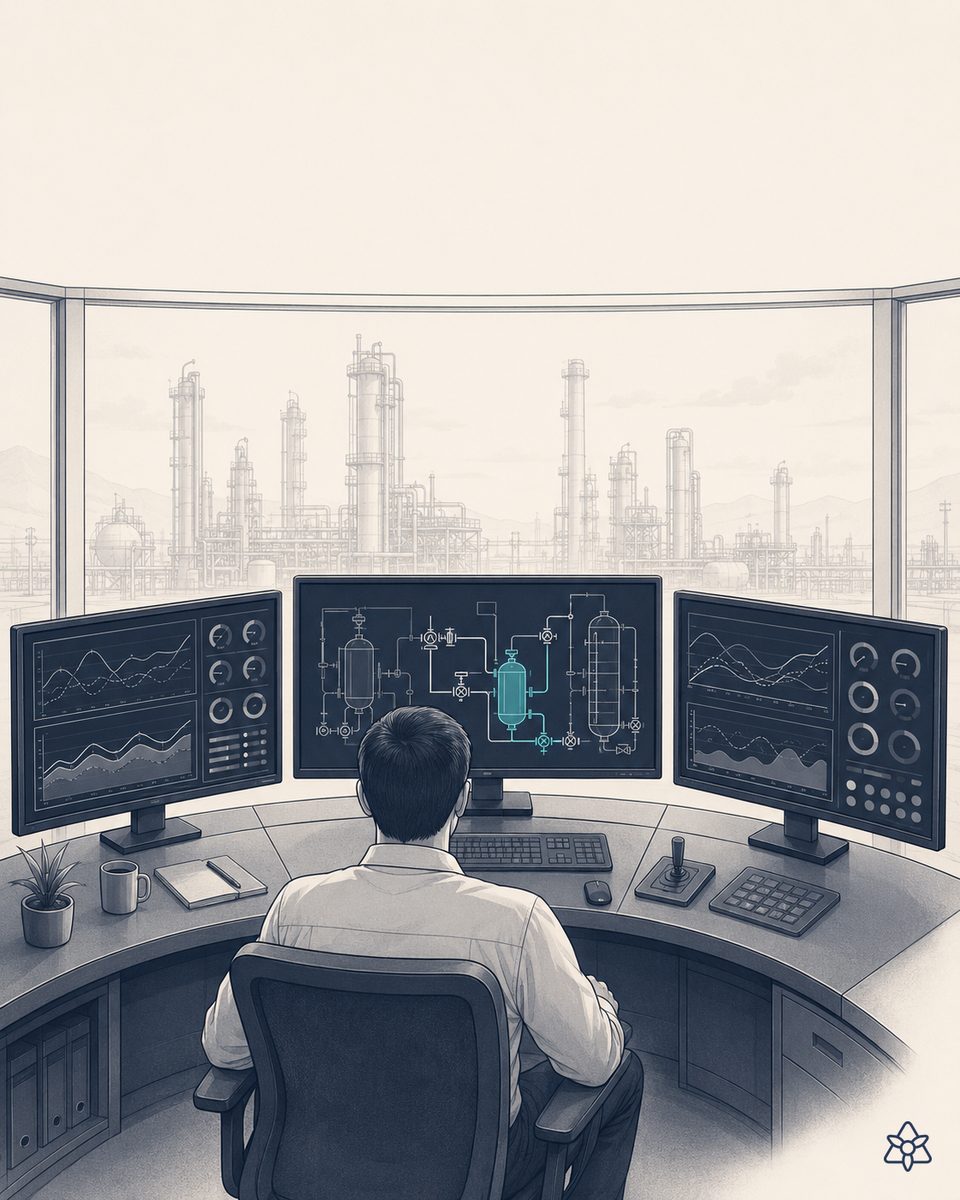 Real-time SPC panel with live Xbar-R control charts, Western Electric alerts and continuous CpK, quality engineer overseeing the line