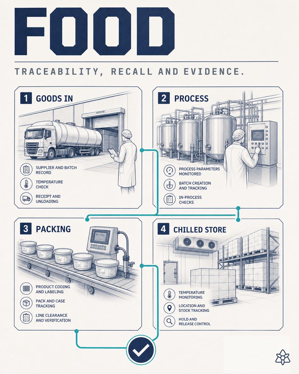 Stainless-steel food processing line