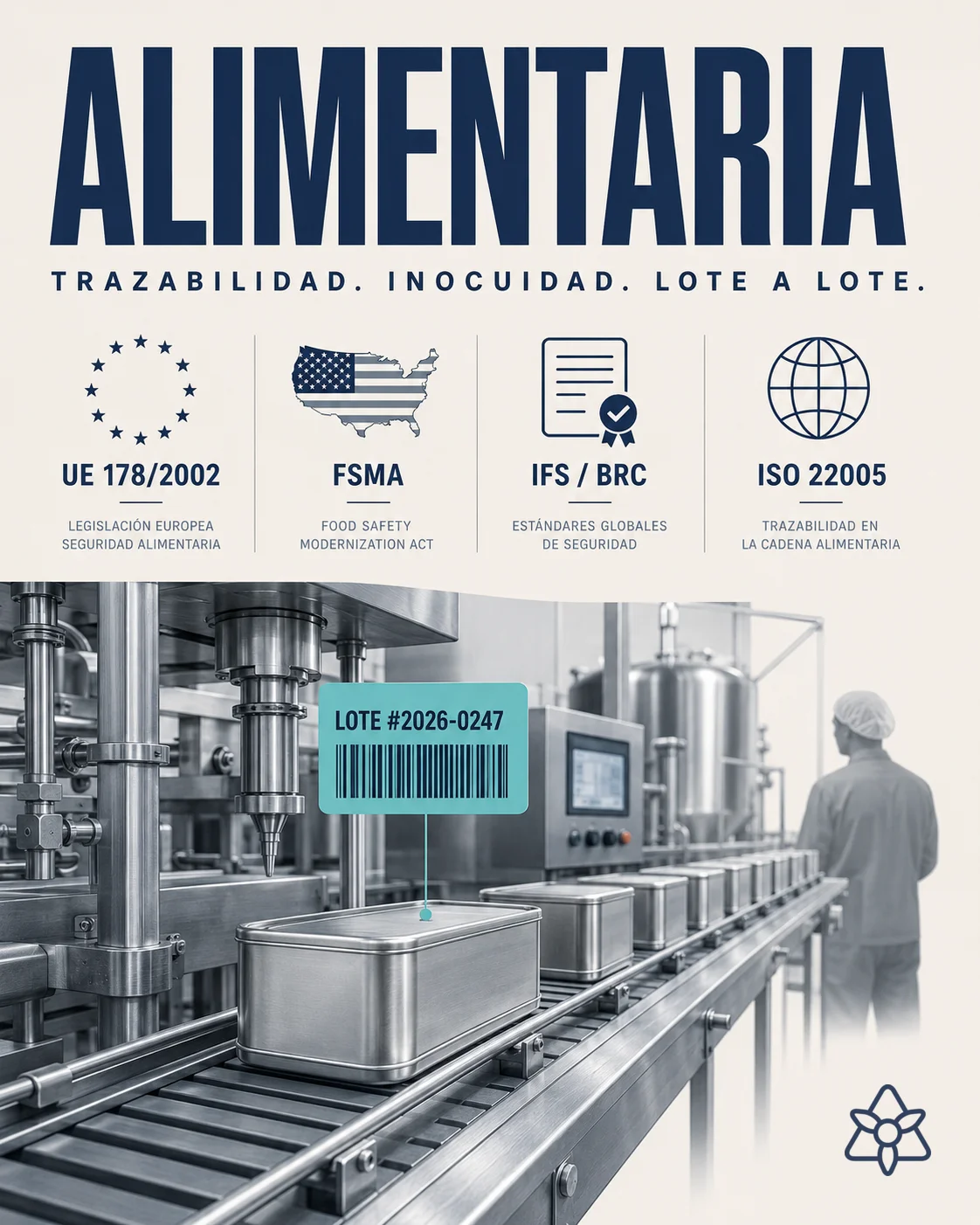 Stainless-steel food processing line