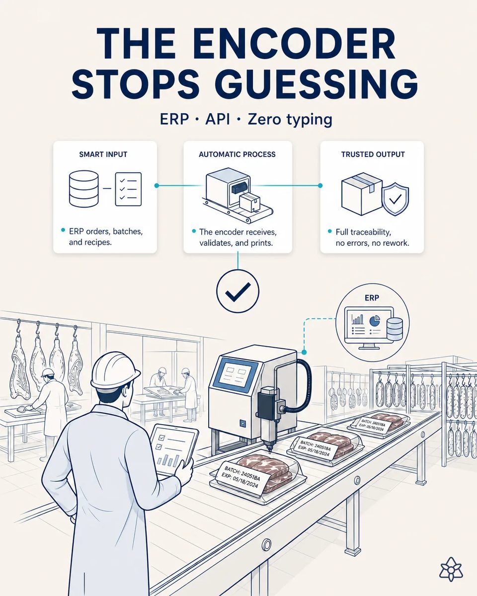 Send the approved packaging batch to the encoder — IRIS Connect