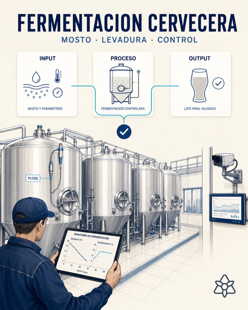 Fermentación cervecera con IA