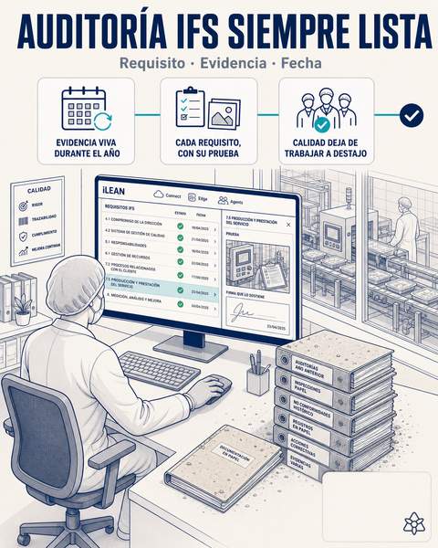 Auditoría IFS/BRC continua con IA