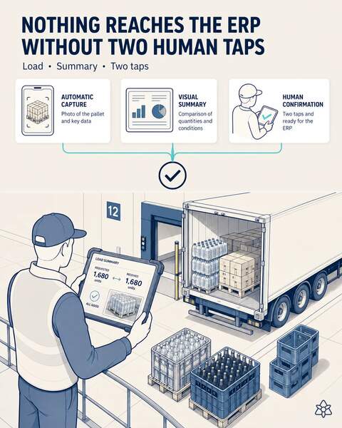 Nothing enters without two human taps