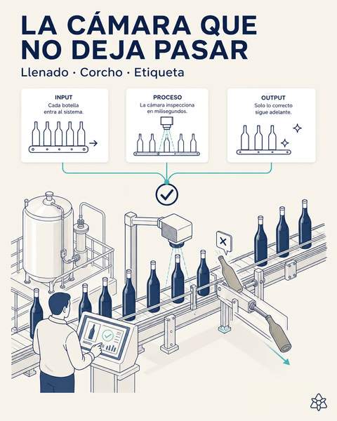 Ninguna botella defectuosa al encajado