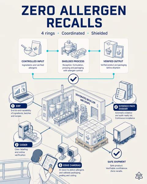 Zero allergen or labeling recalls