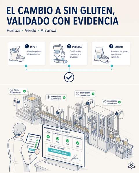El cambio a sin gluten, con evidencia