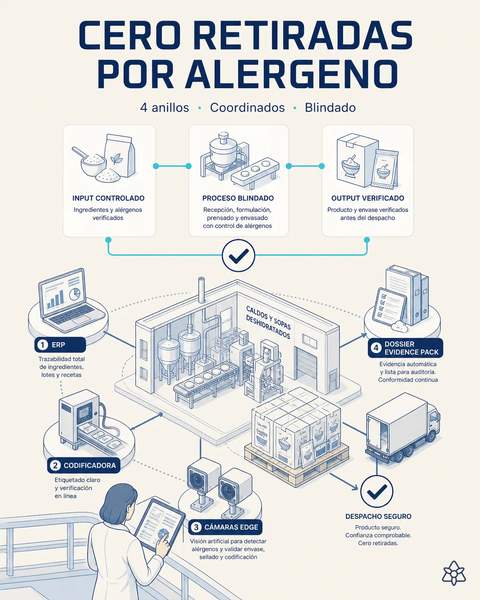 Cero retiradas por alérgeno
