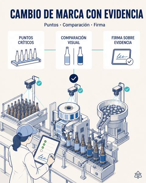 Cambio de marca con evidencia