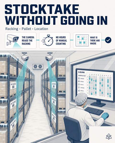 Cold room inventory by vision