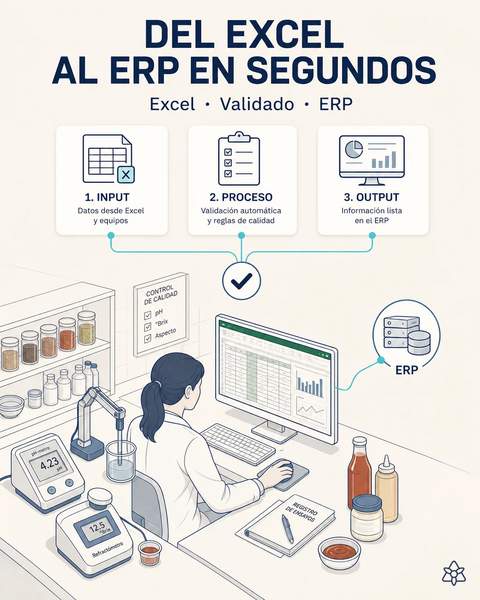 El Excel del laboratorio entra al ERP