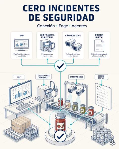 Cero incidentes de seguridad alimentaria