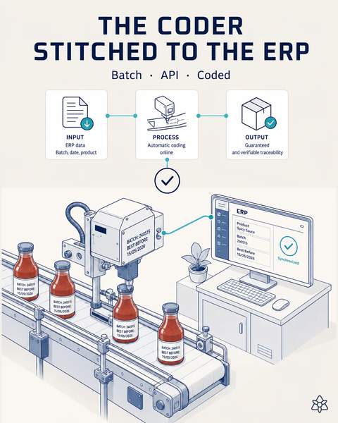 The coder stitched to the ERP