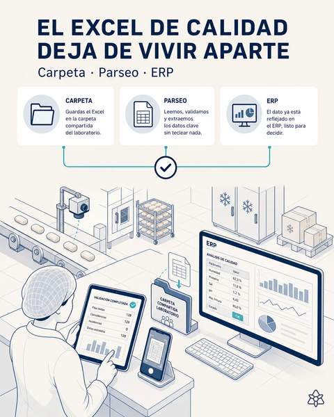 El Excel de calidad entra al ERP