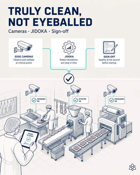 Visual cleaning evidence for allergen changes