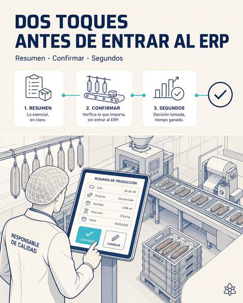 Validar capturas de curados antes del ERP