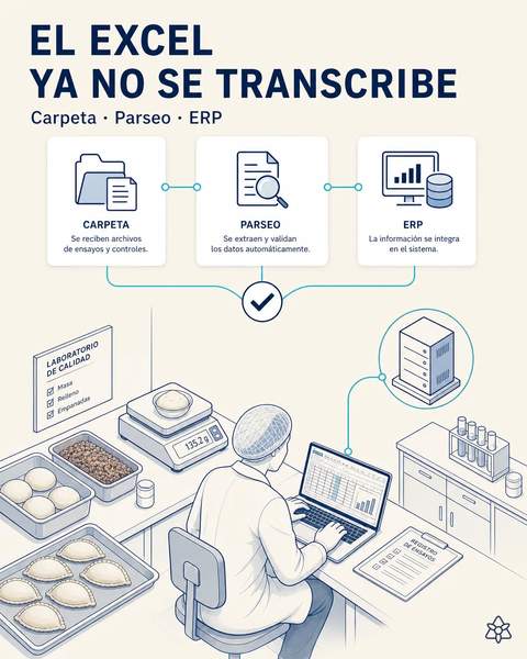 El Excel de calidad entra solo al ERP