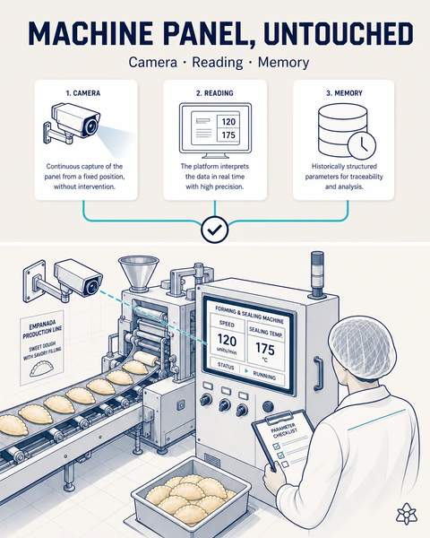 The forming-sealing machine starts talking