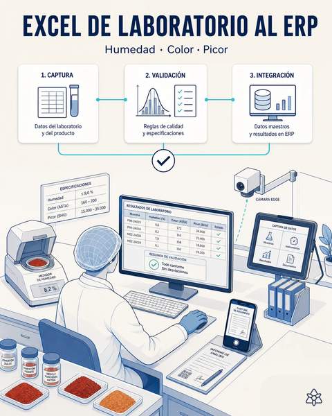 El Excel del laboratorio entra al ERP