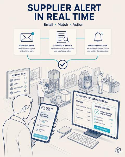 Supplier alerts read in seconds