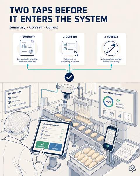 Two taps before it enters the system