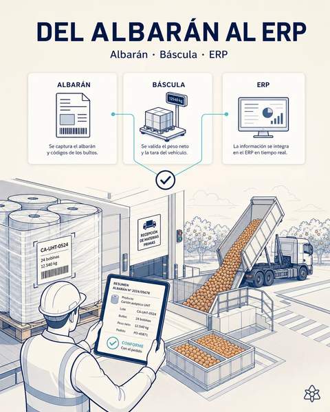 Del albarán al ERP, con una foto