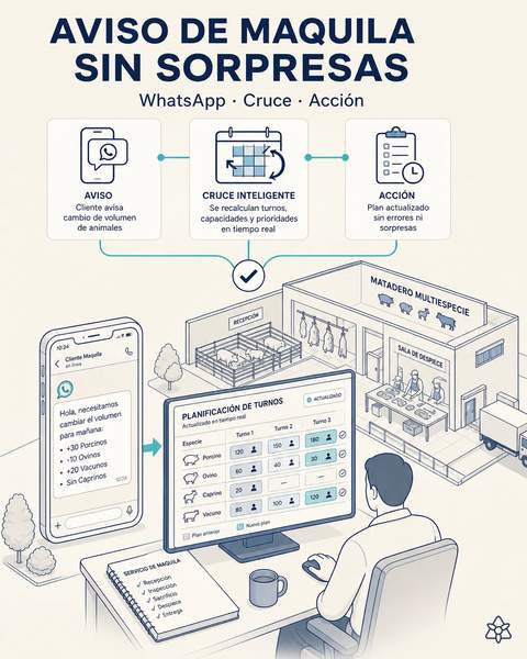 El aviso del cliente de maquila, leído a tiempo
