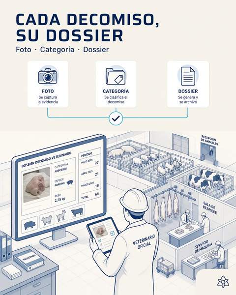 Cada decomiso, con su dossier