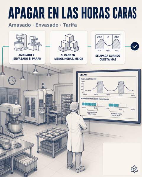 La misma producción, en menos horas y más baratas