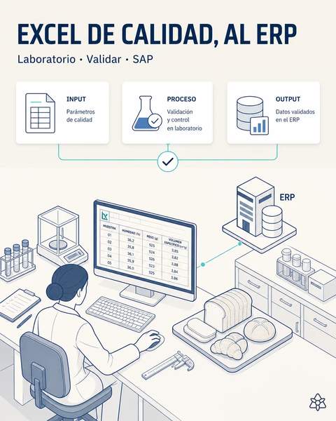 El Excel de calidad entra al ERP