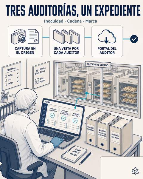 Dossier por lote, por período y por contenedor, con carga y precintado