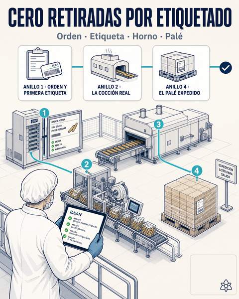 Cero retiradas por etiquetado erróneo (sistema flagship)