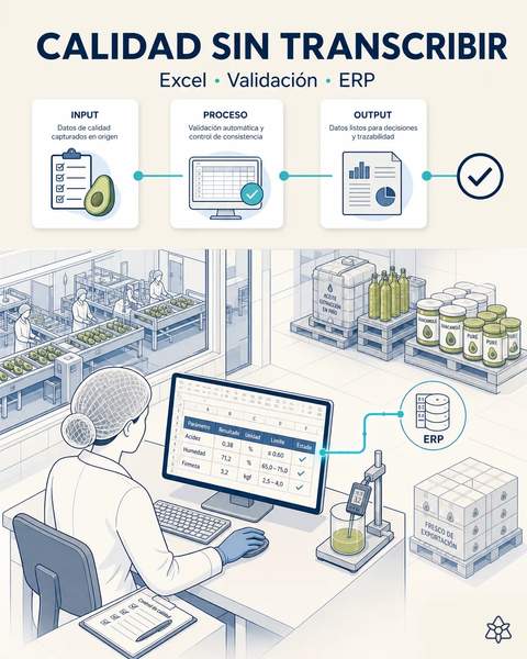 El Excel del laboratorio entra solo