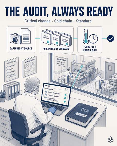 Auditable evidence pack built by Edge and Agents