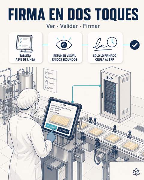 Verificación humana: tableta a pie de línea