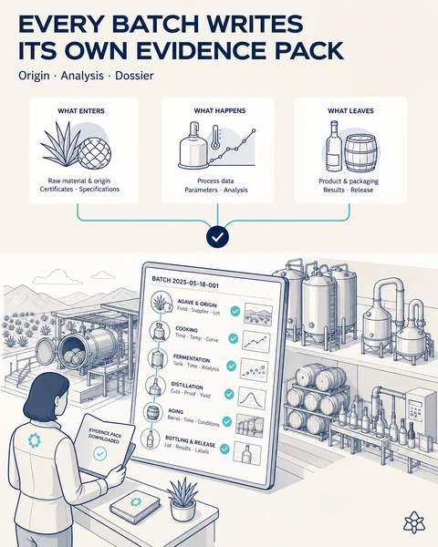 Every batch writes its own evidence pack