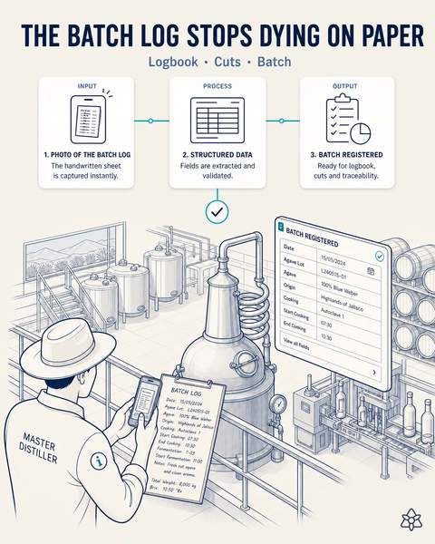 The batch log stops dying on paper