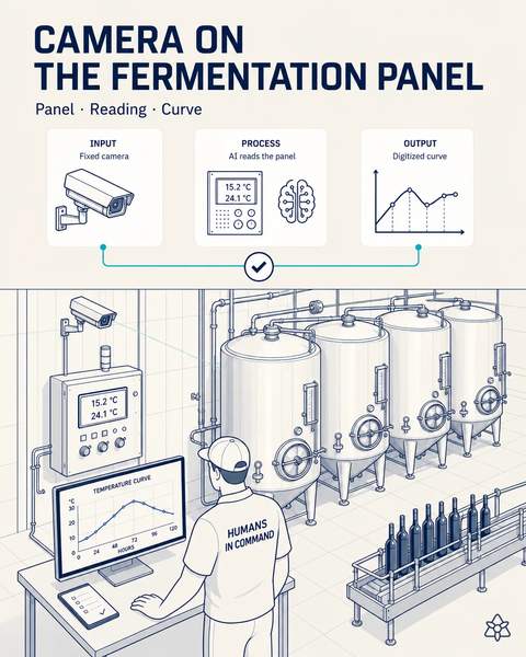 The fermentation panel starts talking