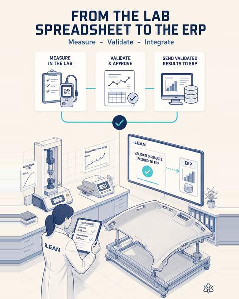 From the lab spreadsheet to the ERP