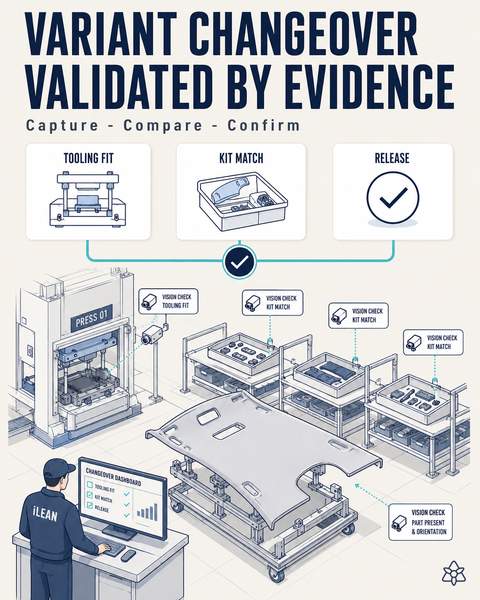 Variant changeover validated by evidence