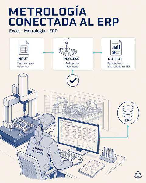 La metrología conectada al ERP