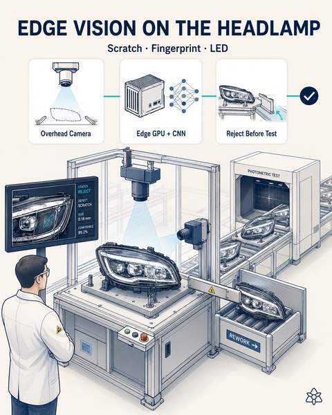 Edge vision for final-assembly defects
