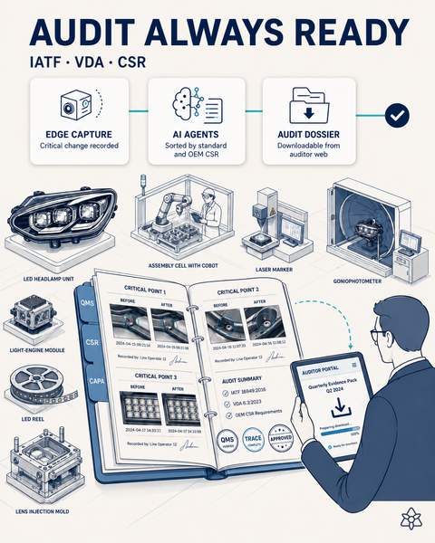 IATF 16949 + CSR evidence pack per OEM