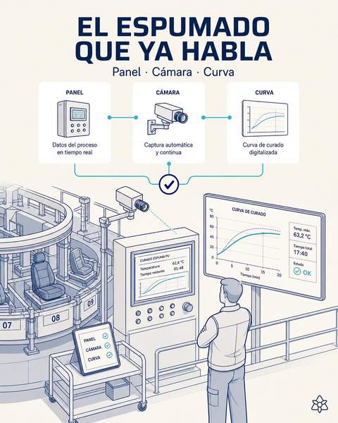 El carrusel de espumado que habla