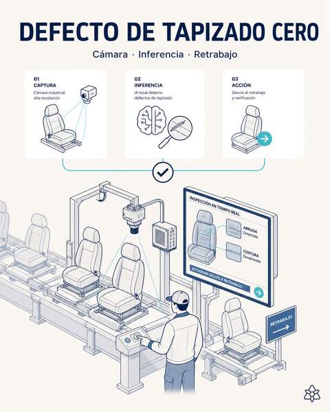 Defecto de tapizado a cadencia