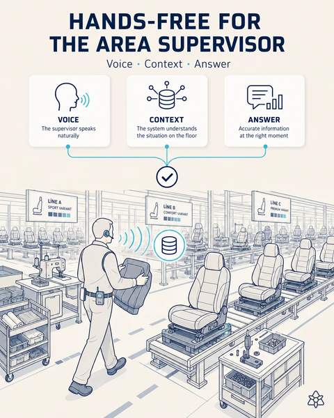 Hands-free for the area supervisor