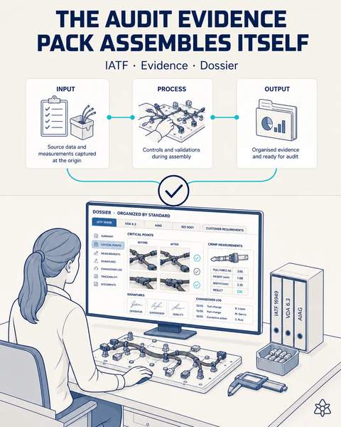 The audit pack assembles itself