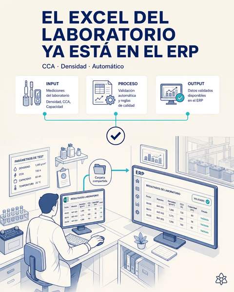 El Excel de CCA entra al ERP