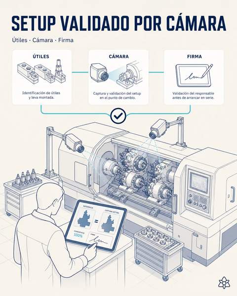 Setup validado por cámara
