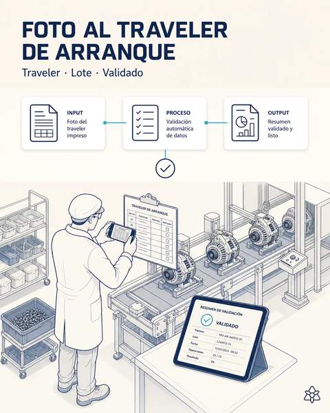Foto al traveler de arranque